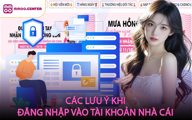 Các lưu ý khi đăng nhập vào tài khoản nhà cái